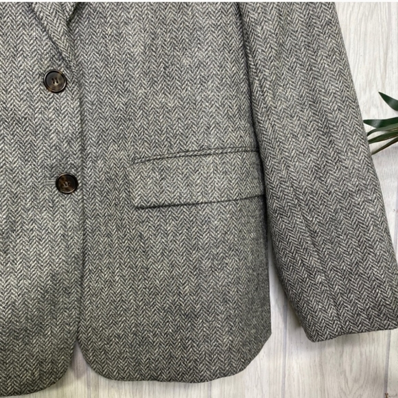 J.Crew Sommerset blazer in graphite English Wool herringbone - Picture 4 of 9